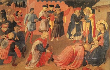 フラ・アンジェリコ Painting - 魔術師ルネッサンスの礼拝 フラ・アンジェリコ